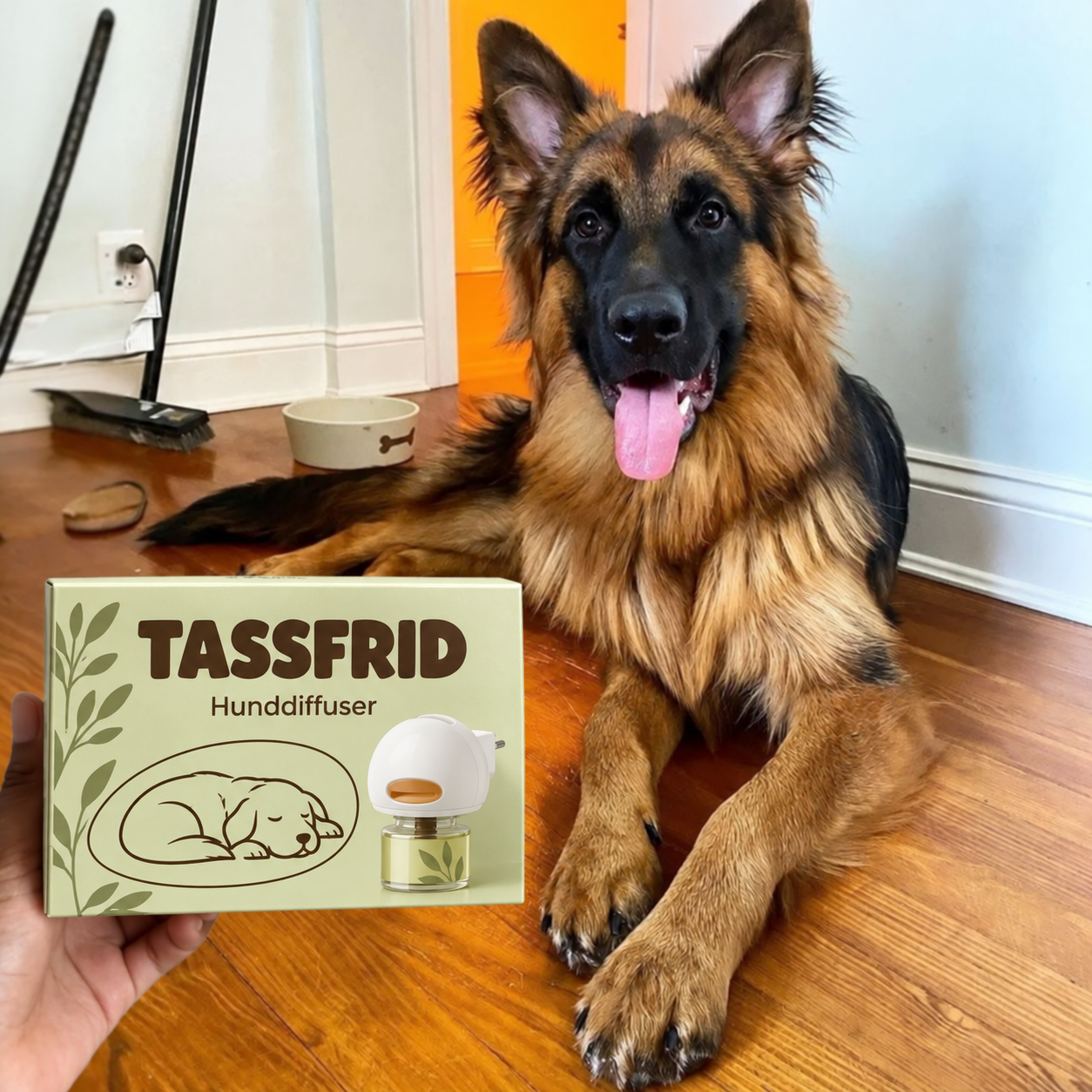 Schäfer bredvid Tassfrid-diffuser